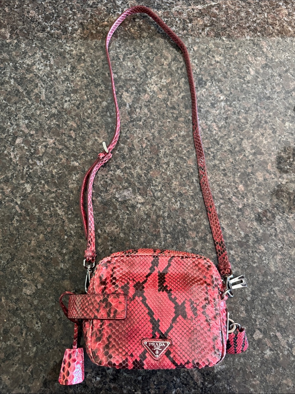 Prada Python Crossbody Bag
